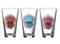 3 Verres à eau ou cocktail calavera tête de mort mexicaine 32 cL