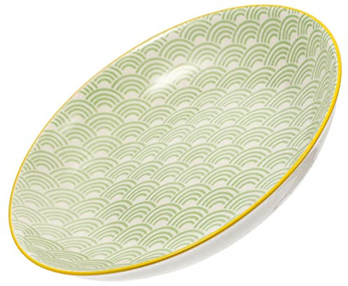 LIFKOME Piatto in Ceramica Bianco Piatto Per Cibo in Stile Nordico Per Alimenti