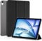 EasyAcc Coque Compatible avec iPad Air 13 Pouces M3 2025 / M2 2024, Ultra Fin Étui de Protection Translucide Mat avec Fonction Support, Noir