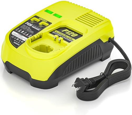 DMMNS Upgrade P117 Rapid Charger Replacement for Ryobi ONE+ P117 P118 P119 P135 18V Charger,Compatible with P102 P104 P105 P106 P107 P108 P109 PBP002 PBP005 PBP006 Battery