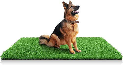 STARROAD-TIM 100 * 150 CM Reusable Dog Training Pads Artificial Grass Rug Turf for Dogs Indoor Outdoor Fake Grass for Dogs Potty Training Area Patio Lawn Decoration