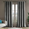 Deconovo 100% Verdunkelungsvorhänge Blickdicht Gardinen mit Ösen für Schlafzimmer Velvet Curtains Vorhang Samtvorhang Thermovorhang Samt Vorhänge Wohnzimmer, 240x140cm(HöhexBreite), Grau, 2er Set