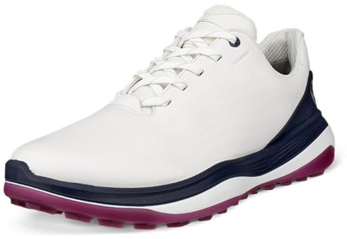 ECCO Lt1 Hybrid Waterproof, Men's Golf Shoes, white, 7.5 UK