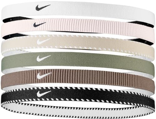 NIKE - Bandeau pour cheveux (Taille unique) (Blanc/Vert militaire)
