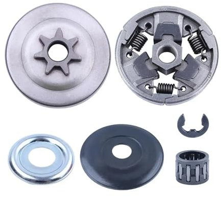 AOIUU 25 And 7 Teeth .325 7 Teeth Clutch Drum With Clutch Mounting Kit Fit For S-t-i-H-L Chainsaw MS261 MS271 MS291 Replacement 1121 160 2051