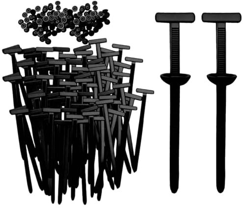 150 pcs Cable tie Buckle, Nylon Universal Cable tie Buckle, Design with pins and Buttons, Suitable for Multipurpose Plastic Cable Ties Tool for Car Daily Repair