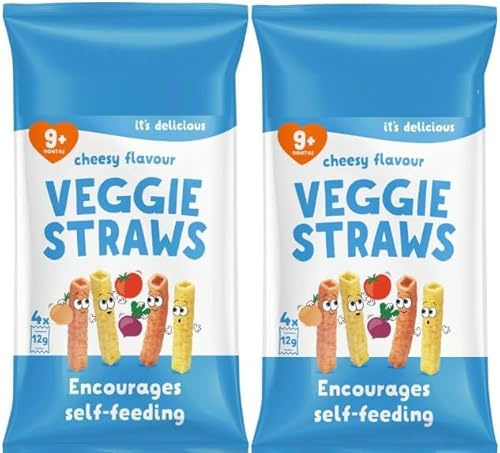 Kidylicius Cheesy Veggie Straws 4X12g(2pack)