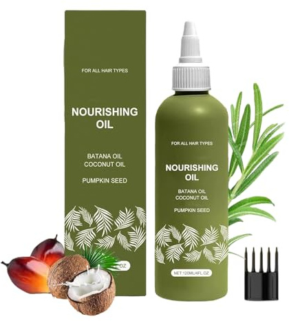 Haaröl für Haarwachstum, kaltgepresste Kopfhautmaske und Wunder-Wachstumsöl-Serum, leichte, nicht fettende Kopfhaut- und Haarpflege für dickeres, kräftigeres und gesünderes Haar für Männer (1PCS)