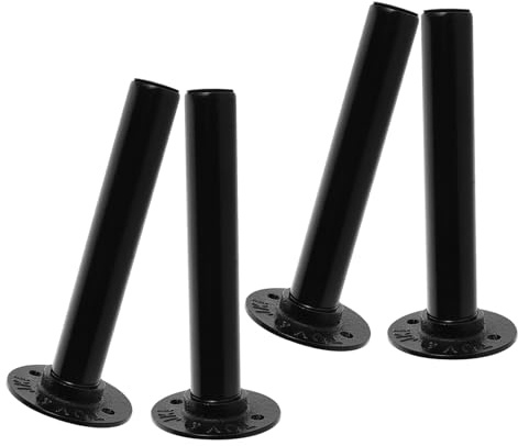 PAMINGONO 4pcs Plate Organizer for Gym Commercial Gym Storage Rack Weight Plate Storage Shelf Training Rack Wall Mount Commercial Weight Holder Black