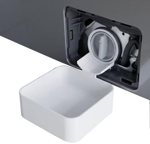 Vaschetta Per Raccolta Acqua Pulizia Filtro Lavatrice, Anti-Perdite Filtro