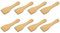 Leisial 8pcs Spatules en Bois pour Raclette Barbecue Fromage Enlèver