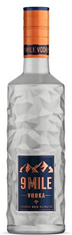 9 Mile Vodka Wodka 2 x 0,5l (37,5% Vol) LED beleuchtet