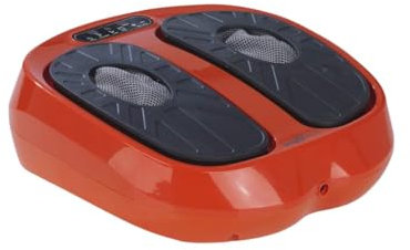 MAXXMEE Vibrationsgerät Training & Massage | Zusätzliche Shiatsu-Massage | Inklusive Fernbedienung | 3 Programme und 15 Intensitäts-Stufen [Orange/Schwarz]