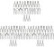 EXCEART Professional Pyrography Wire Tip 69Pcs High Impedance Nickel Chromium Alloy Replacement Tips Electric Pyrograph Tip Heater Strips Wire Tips for Wood Burning