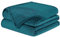 BARBONS Kuscheldecke – weiche Fleecedecke, als Tagesdecke oder Bettdecke, Wohndecke oder Sofa Überwurfdecke, Kuscheldecke flauschig, Outdoor Decke (220x240 cm - Petrol)