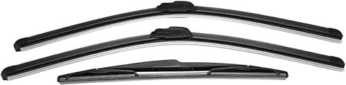 Parabrisas Del Coche Limpiaparabrisas Escobillas para Peugeot 206 98-10, Juego de Limpiaparabrisas