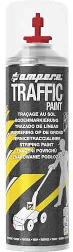 Ampere | Peinture de marquage Traffic Paint® | contenu 500 ml | lot de 12 aérosols | rouge