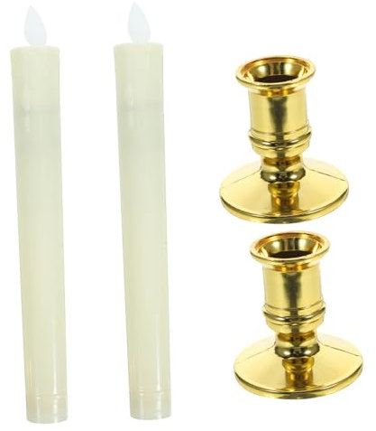 DOITOOL 2St Flammenkerze geführte Kerze Kerzenlaterne hochzeitsdeko hochzeits dekoration Wohnkultur Batterie kerzenlichter dekor dekorative LED-Kerzenlichter blinkt Fenster Teelicht