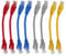 brileze 8 Pcs Short Cat6 Patch Cable 0.5ft/15cm -1000Mbps High Speed Ethernet Network Cables With RJ45 Connectors Patch Panel Ethernet Cable For Router, Modem, Server, Switch, TV, PC (Mixed Color)
