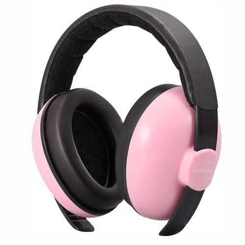 Iwinna Cuffie Antirumore Bambini Cuffie Neonato Antirumore Protezione Orecchie Antirumore per Bambini da 1 Mese a 2 Anni