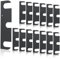 MorningRo 15 Pcs Hardware Door Hinge Shims Stainless Steel Metal Coated Finish Door Hinge Shim for Repair Kit (3.5 Inch)