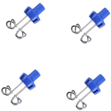 JECOMPRIS 4 Stück Haken Für Infusionsständer S Haken Kleiderhaken Gürtelhalter Schrauben Hängend Haken Zum Aufhängen Hosenhaken Für Den Schrank Taschenaufhänger Ecke Iv Rostfreier Stahl Blue