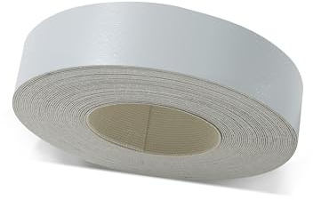 ben+camilla.com Kantenumleimer Grau Perl 22 mm x 10 m zum Aufbügeln für Möbelbauplatten und Regalbretter