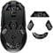 immoenuc Glass Mouse Skates for Logitech G903 Lightspeed Wireless Gaming Mouse Feet Pads Smooth Durable Game Mice Accessories Slimmer Toughened Glass Fabrication (Printing Pattern)