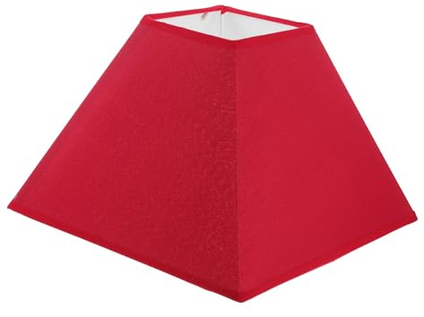 Stoff Lampenschirm, E27 E14 Weihnachten Geschenkideen | Einfaches Design, Leichte Montage, Weiches Licht, Schlafzimmer und Arbeitszimmer, für Büroangestellte