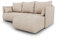 Gaba furniture NESS L Shaped Universal Corner Sofa Bed PAROS 02 – 218x71x152 cm – Sleeping Function 120x207 cm – Day Bed – Sofabed with delivery to your home