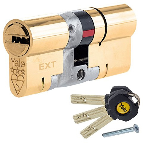 40 (INT) X 60 (EXT) 40/60 Brass YALE Platinum 3 Star Euro Cylinder Barrel Anti Snap Bump High Security uPVC Door Lock TS2007:2014 Lock