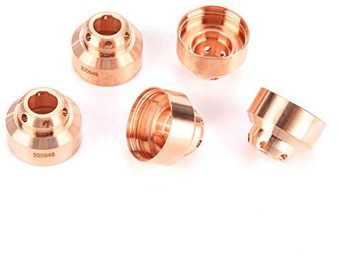 5 stücke Plasma Shield Cap Verbrauchsmaterialien 220948 Plasmaschneiden Schildkappe MAX105 Plasmaschneidbrenner Plasmaschneider Zubehör Parkside Ersatzteil