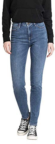 Lee Damen Scarlett High Skinny Jeans, Blau (Mid Copan Iw) , 31W/33L