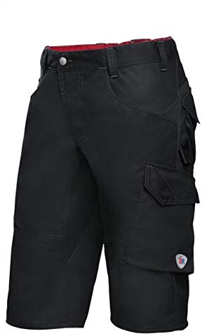 BP 1993-570-32 Shorts - Elastischer Rückenteil - Ergonomischer Schnitt - Schlanke Silhouette - 65% Polyester, 35% Baumwolle - Normale Passform - Größe: 62n - Farbe: schwarz