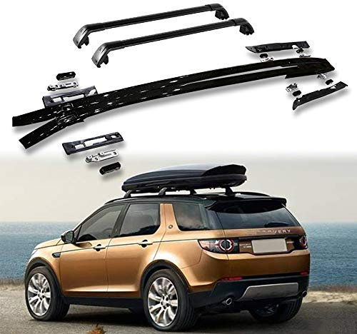 Dachträger-Set passend für Land Rover Discovery Sport 2015–2024, 4-teiliges Gepäckträger- und Querstangen-Set