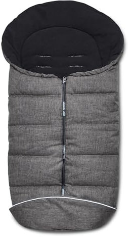 Set ABC Design Winter Fußsack & Windel Blaubär/Kinder Fußsack Kinderwagen & Buggy mit Anti-Rutschschutz & warme Mumien-Kapuze/Babyfussack waschbar/Winterfussack