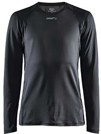 Craft Training Advance Essence Ls Jerseys - Black, Medium