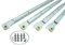 BRESKO 1 Paar (2 Stk.) 21 mm Schubladenschienen 25-60 cm Teilauszug Rollenführung Schubladenauszüge mit Rollen weiß (40 cm)