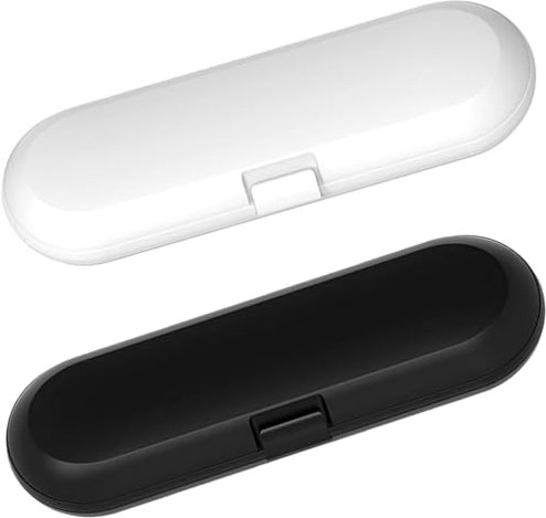 Liekadijiae 2 Stück Elektrische Zahnbürsten-Etui Reise-Etui, Zahnbürstenbox, für Braun Oral b Elektrische Zahnbürste Serie, Geeignet für Arbeits- und Geschäftsreisenelektrische Zahnbürsten-Reisebox