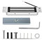 Agatige Serratura Elettrica 12v Incasso, DC 12V 180kg Forza di Tenuta Blocco Magnetico Elettrico Incorporato Blocco di Accesso Elettromagnetico