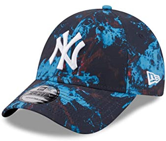 New Era Basecap MLB Baseball New York Yankees Fanprodukt Hut Kappe Teamlogo Marineblau - One-Size