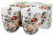 Duo Classic Kollektion Set von 2 Becher ZAHRA aus New Bone China Porzellan in Geschenkbox, klassischer Becher, Kaffee- und Teebecher, Füllmenge 380 ml