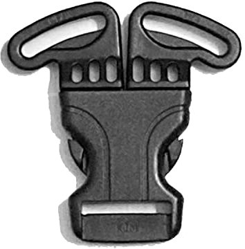 Fitzulam Gurt Kunststoffschnallen für Kinderwagen/Hochstuhl 5-Punkt Sicherheitsgurt 25mm Clip(3-G)