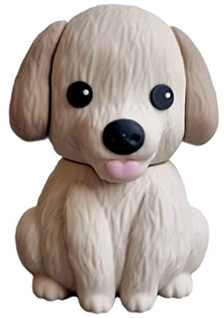 Ulticool - Perro Joven de 32 GB USB - Cachorro Snimal de compañía Mignon - Flash Pen Drive 32 GB - Almacenamiento de Datos de la Llave de Memoria - Memoria USB - Beige