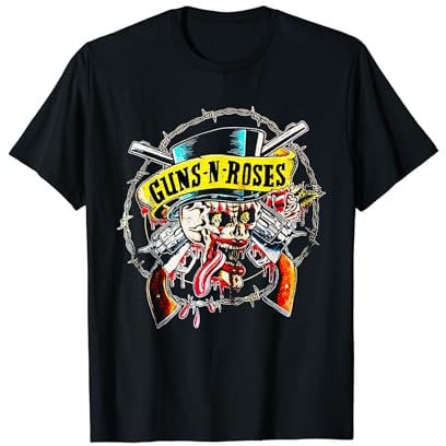 Offizielle Guns N' Roses Skull & Guns T-Shirt