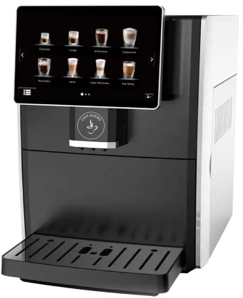 Cafe Bueno Super Automatic Espresso Machine For Home - Coffee Machine With Grinder & Milk Frother For Latte, Cappuccino, Macchiato - Auto Wake & Sleep – All Milk Types