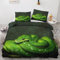 GEDAEUBA Schlange 3D Bettwäsche 135x200 Sommer - Reptilien Bettbezug 135 x 200 2er Set, Wendebettwäsche und Kissenbezug 80x80, Weiche & Atmungsaktive Mikrofaser Bettwäsche-Sets mit Reißverschluss