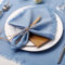 Stoffservietten 8er Set hellblau