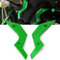 CCYYMOWOK Accessori moto per Kawasaki Z900 Z 650 900 ABS Z900SE 2020-2023 2024 2025 Z650 Alluminio Parabrezza Trim Copertura Decorativa (Verde)