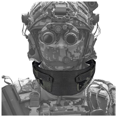 Fotrsta Universal Guard Halsschutz Halsband Für Taktische Weste Kragen Nackenschutz Nackenpanzer Modul FüR PlattenträGer Nackenschutz Airsoft Paintball ZubehöR